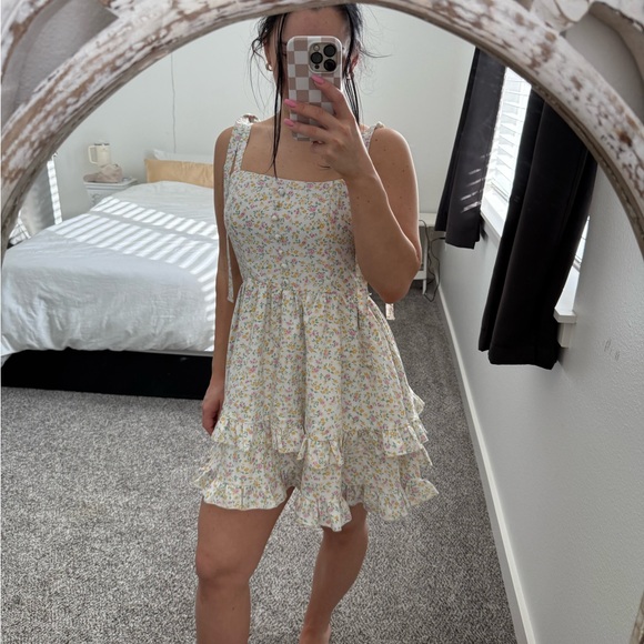 Floral Layered Cami Dress - Picture 2 of 2